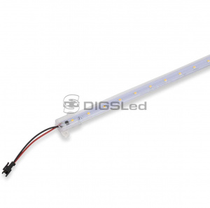 Светодиодная линейка в корпусе 2835 12 led 220V 6W Warm White