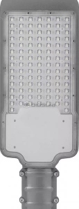 Светодиодный уличный консольный светильник 80W 6400K AC100-265V, серый