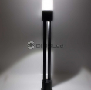 Светильник садово-парковый 1466DLR800 6W W 220V черный IP54